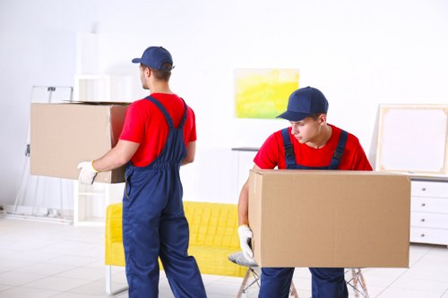 Professional movers handling a Kensington residential move with care