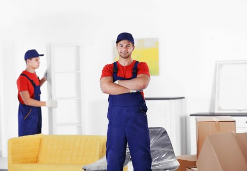 Local movers loading household items safely in Kensington