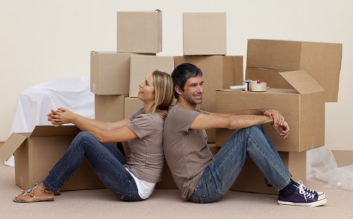 Careful furniture handling for a Kensington flat move