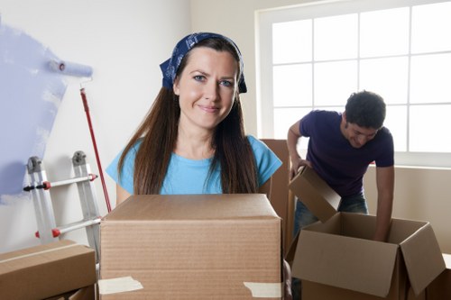 Commercial removals van service in Kensington