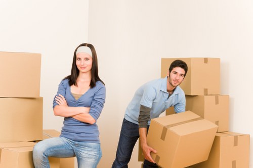 Packing and loading preparation for a Kensington move