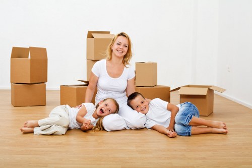 Local Kensington commercial movers handling furniture and office items