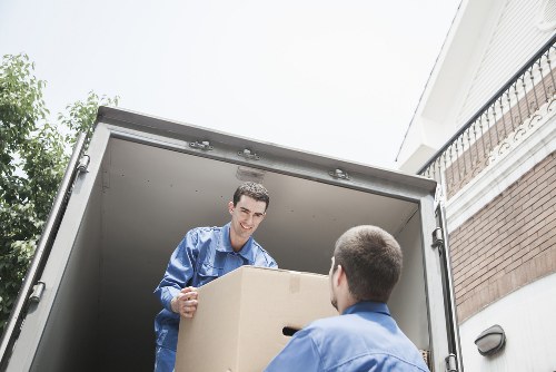 Local office removals team navigating Kensington access and parking